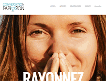 Tablet Screenshot of conversationpapillon.com